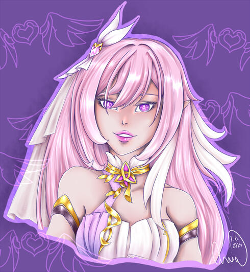 Elysia - Honkai Impact 3rd (fanart)